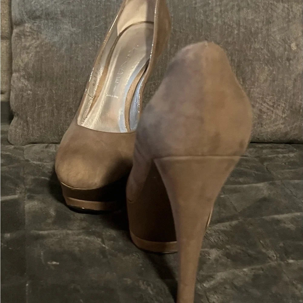 Casadei Tan Platform Heels - Picture 5 of 15